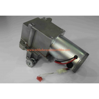 Miller 234975 motor right angle 24VDC 150 rpm 37.5 ratio com Plug assembly