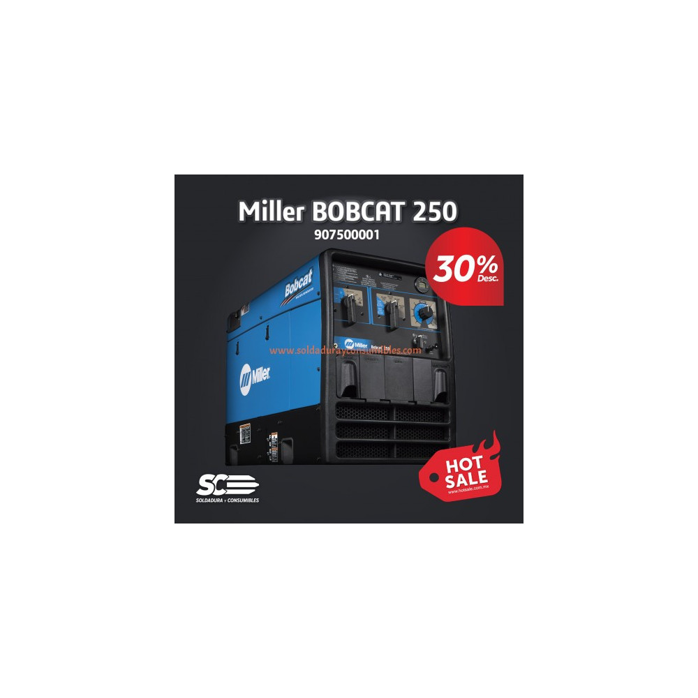 Generador para soldar Miller Bobcat 250 907500001