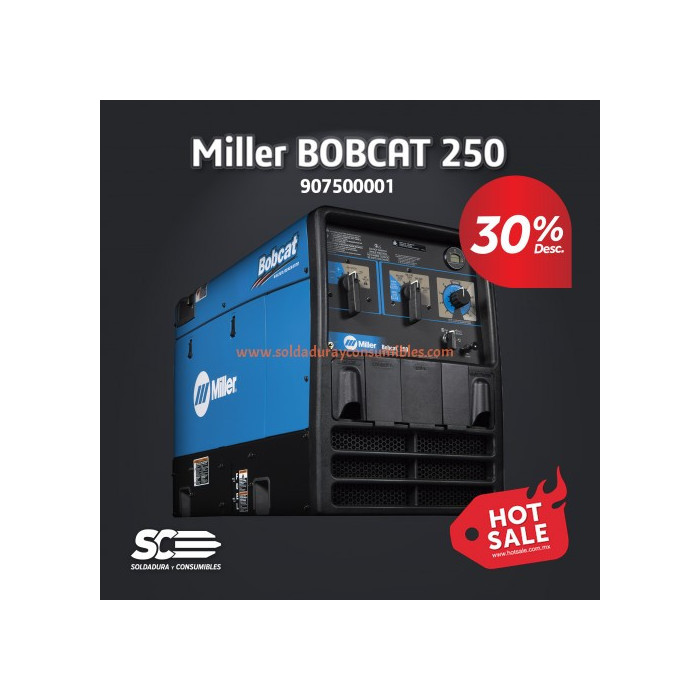 Generador para soldar Miller Bobcat 250 907500001