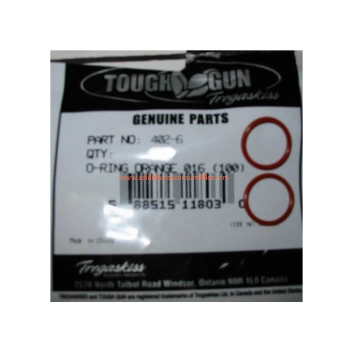 Miller O-Ring Orange For Nozzle Retainer 402-6