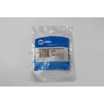 Miller Switch Rocker Spst 15A 250Vac On-Off Visi Red Rock 267296