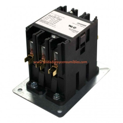 Miller 254598 Contactor 60 Amp 24 VAC 3 Pole Definite Purpose Contactor