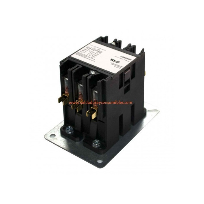 Miller 254598 Contactor 60 Amp 24 VAC 3 Pole Definite Purpose Contactor