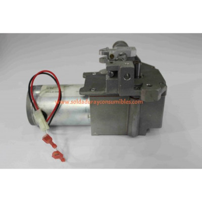 Miller 234975 motor right angle 24VDC 150 rpm 37.5 ratio com Plug assembly