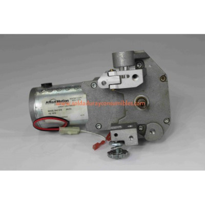 Miller 234975 motor right angle 24VDC 150 rpm 37.5 ratio com Plug assembly