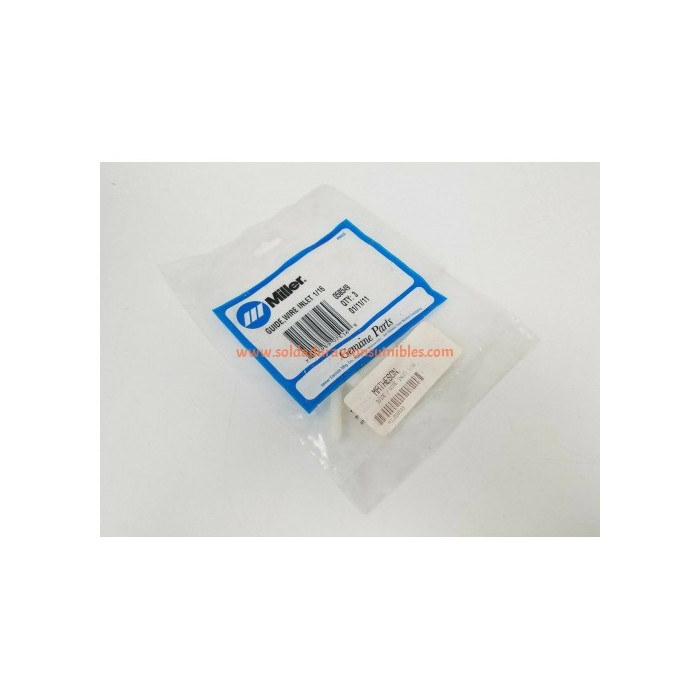 Miller 058549 Guía de alambre de entrada 1/16 para alimentador de alambre XR ™ A / W y pistolas de alimentación