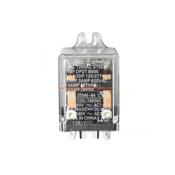 Miller 059266 Relay 10 Amp 120 VAC DPDT 8 Pin para Dialarc HF power source
