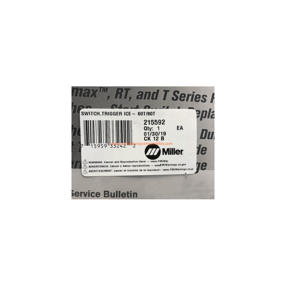 Miller 215592 Switch Trigger ICE-60T/80T