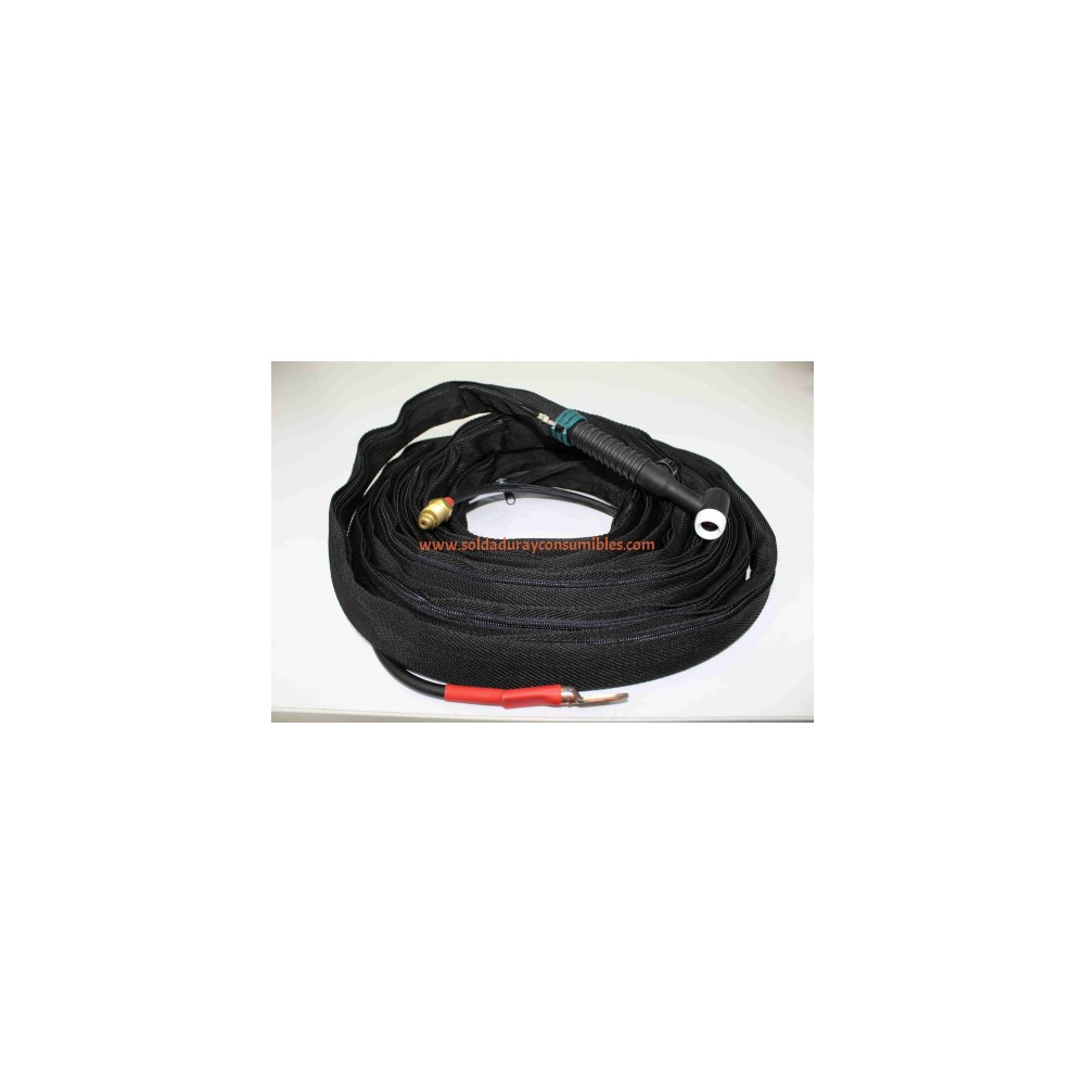 Antorcha 150A 25Ft Enfriada Por Aire Con Valvula Tipo Weldcraft 17V-25-2