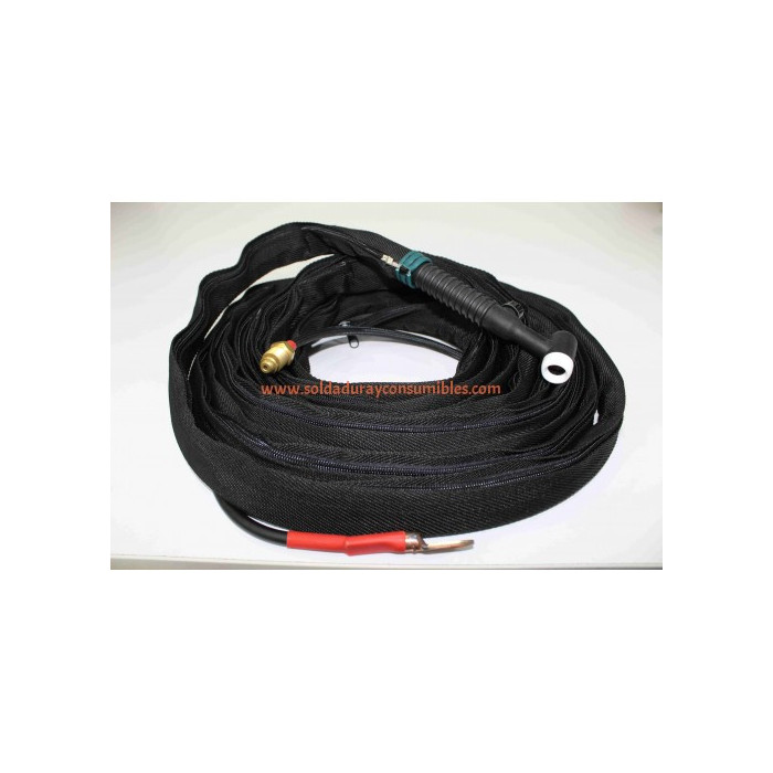 Antorcha 150A 25Ft Enfriada Por Aire Con Valvula Tipo Weldcraft 17V-25-2